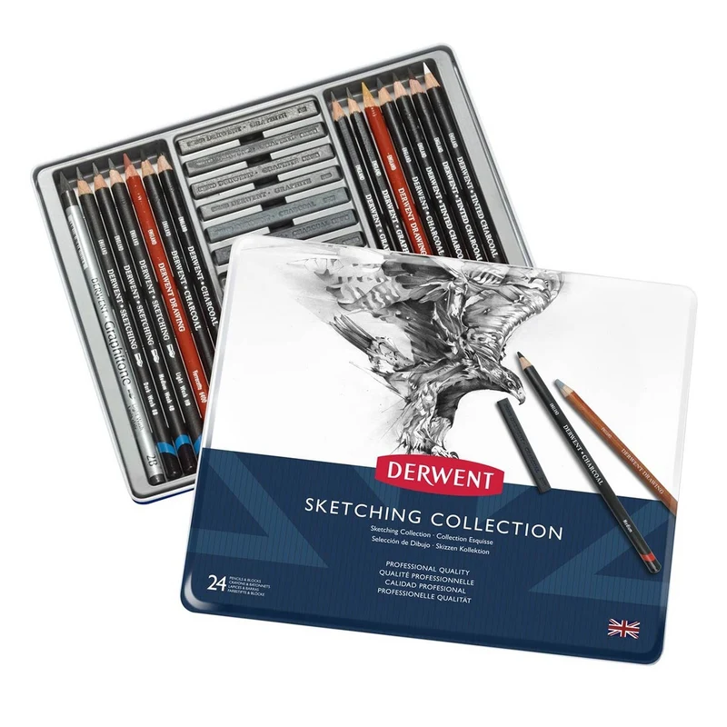 Derwent - Collection 24 Tin - Sketching