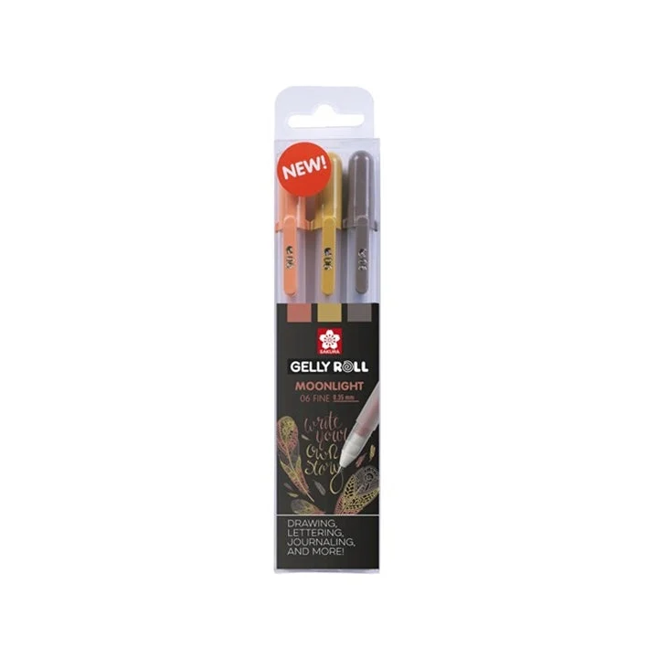 Sakura Gelly Roll MOONLIGHT Gel Pens - Set of 3