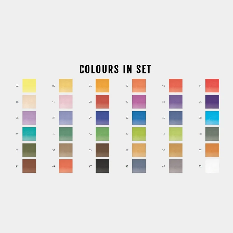 Derwent - Watercolour Pencil - 36 Tin