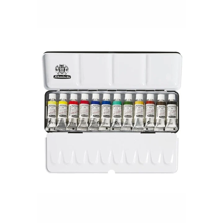 Schmincke HORADAM Watercolor Set in Tubes in Metal Box
