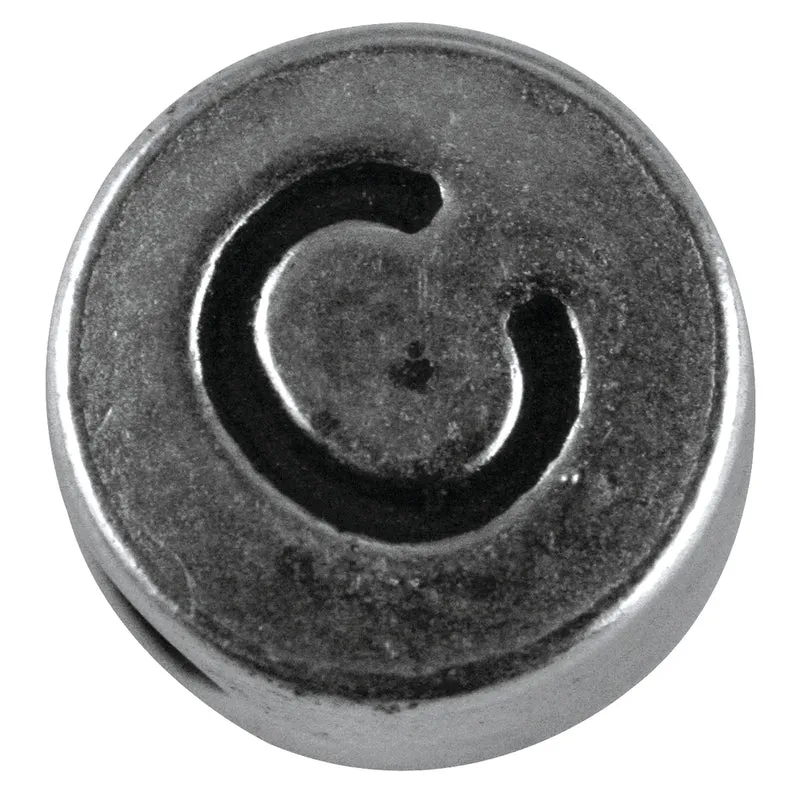 Buchstaben aus Metall silber