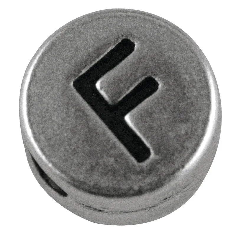 Buchstaben aus Metall silber