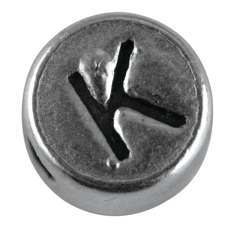 Buchstaben aus Metall silber