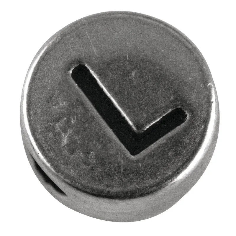 Buchstaben aus Metall silber