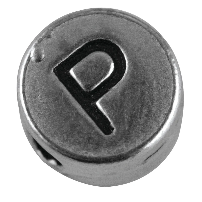 Buchstaben aus Metall silber