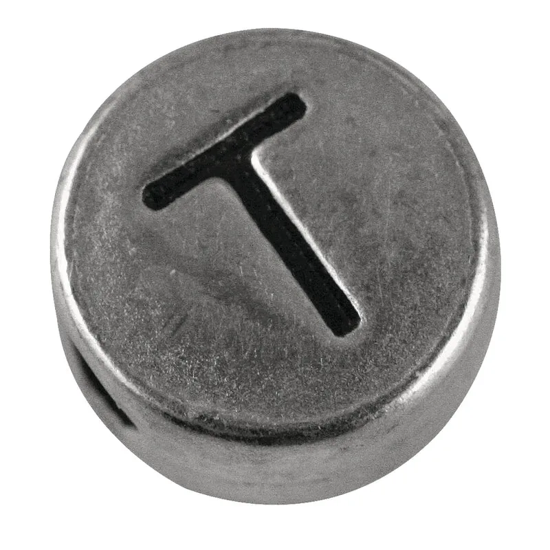 Buchstaben aus Metall silber