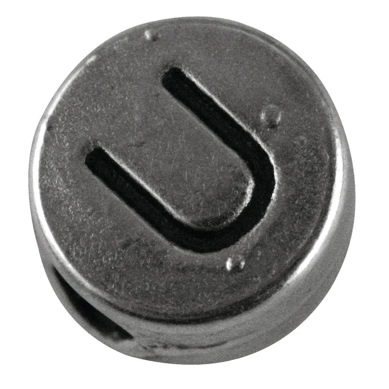 Buchstaben aus Metall silber