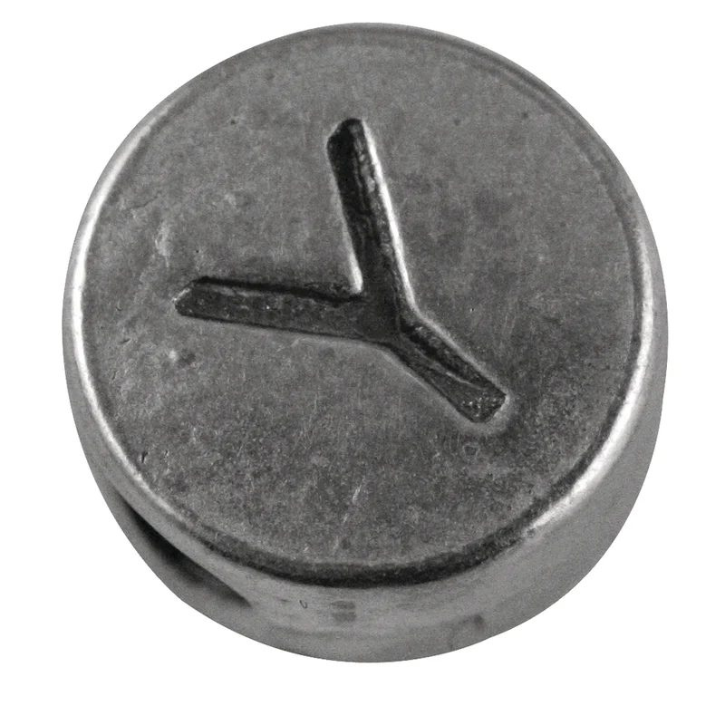 Buchstaben aus Metall silber