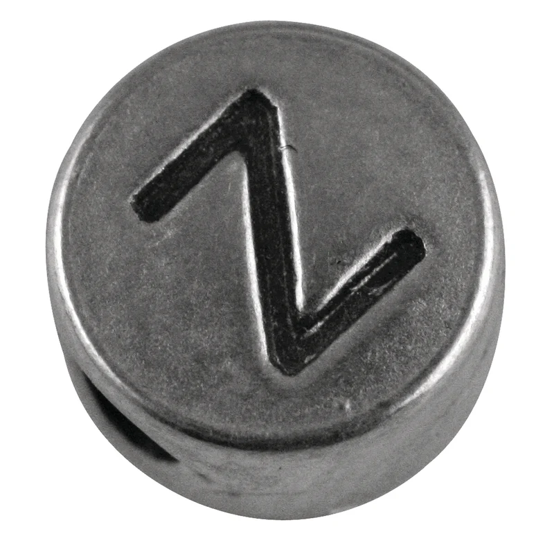 Buchstaben aus Metall silber