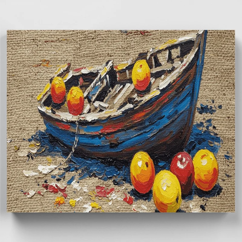 Barco Náufrago #0605 - Paint by Numbers Kit