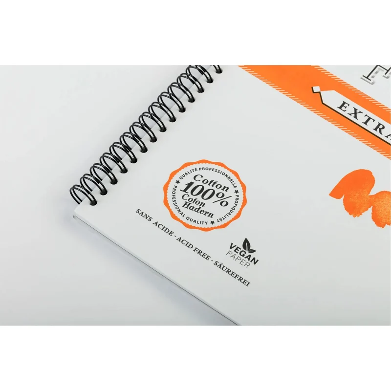 Акварелен блок CLAIREFONTAINE Fontaine HP екстра бял 300 g/m² 12 x 18 cm - 12 листа