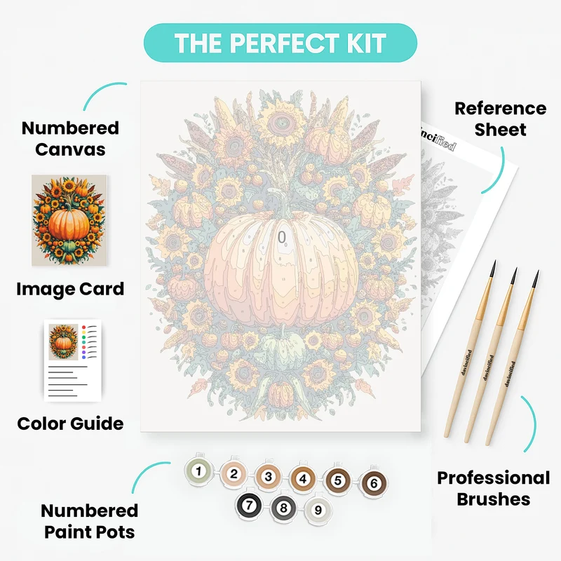 Autumn Harvest - Paint by Numbers Kit