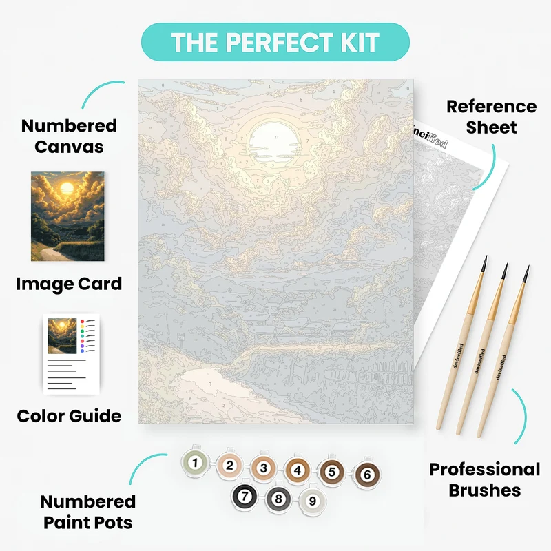 "Pillar of Sky " Paint by Numbers Kit