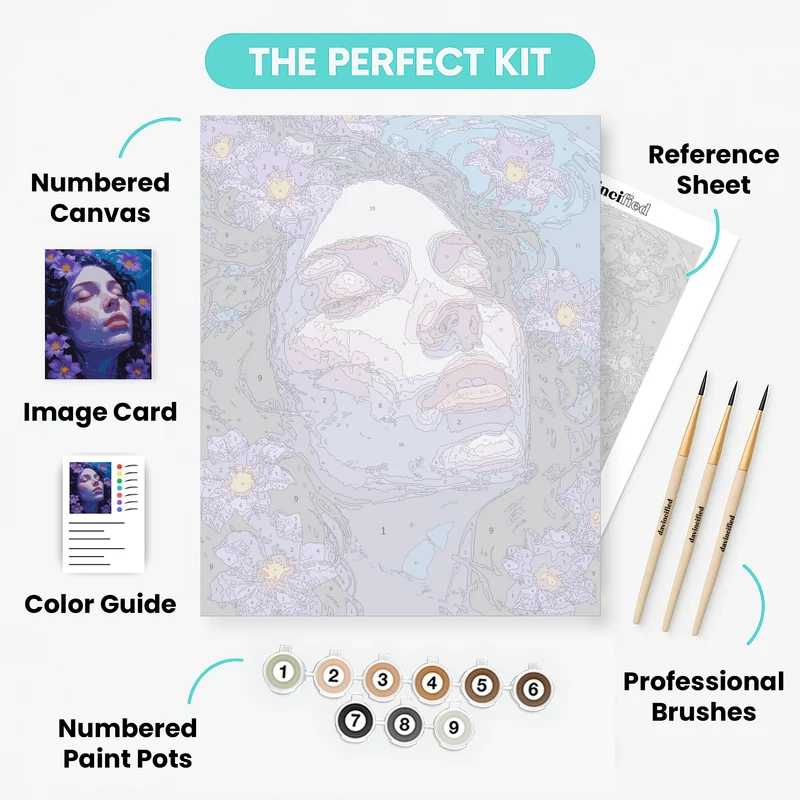 Underwater Serenity - Paint by Numbers Kit