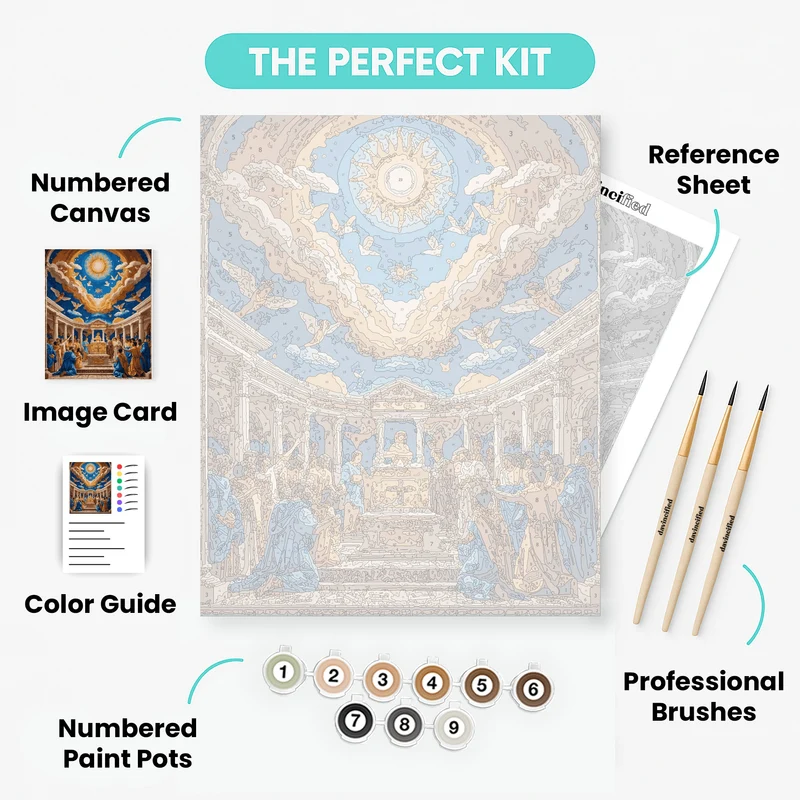 Divine Assembly - Paint by Numbers Kit