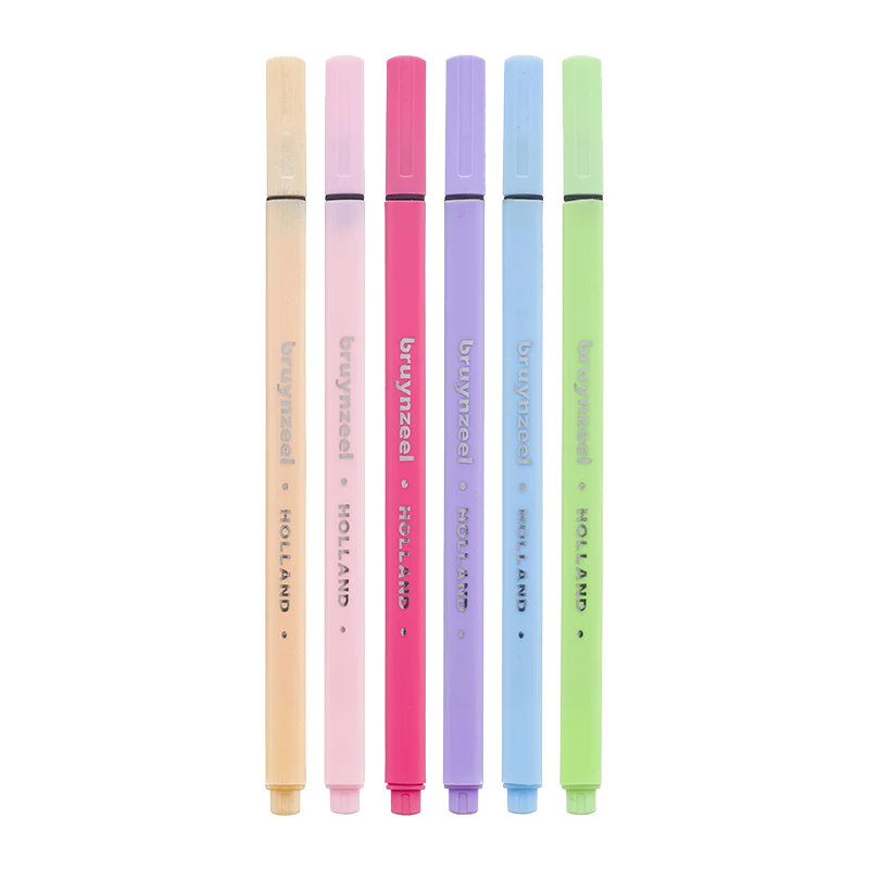 Sada finelinera Bruynzeel pastelne boje – 6 kom / 0,4 mm