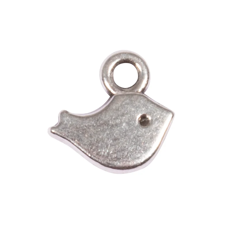 Metall Mini Anhänger Vogel