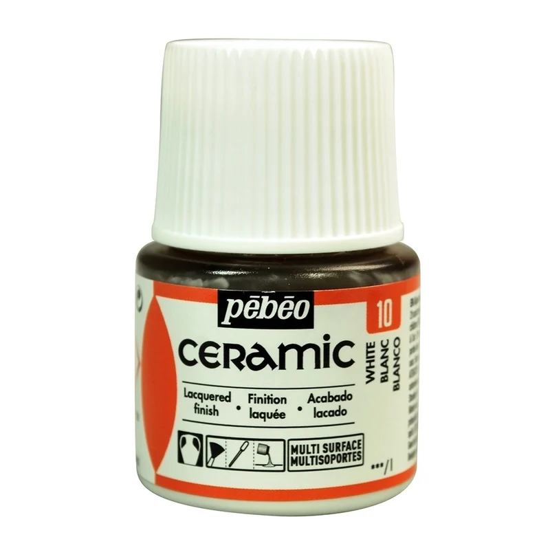 Pebeo - Ceramic Paint 45 Ml White