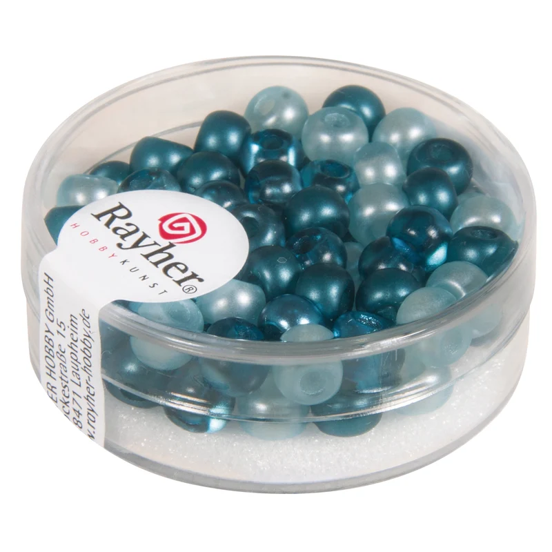 Rocailles 5,5 mm mix mit Großloch