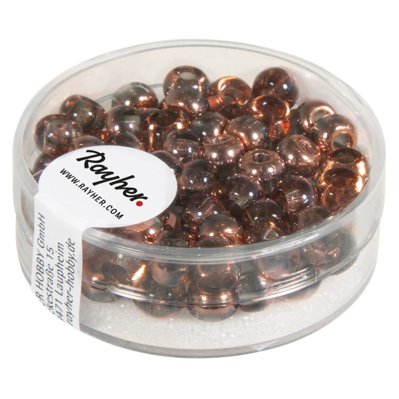 Rocailles 5,5 mm mix mit Großloch