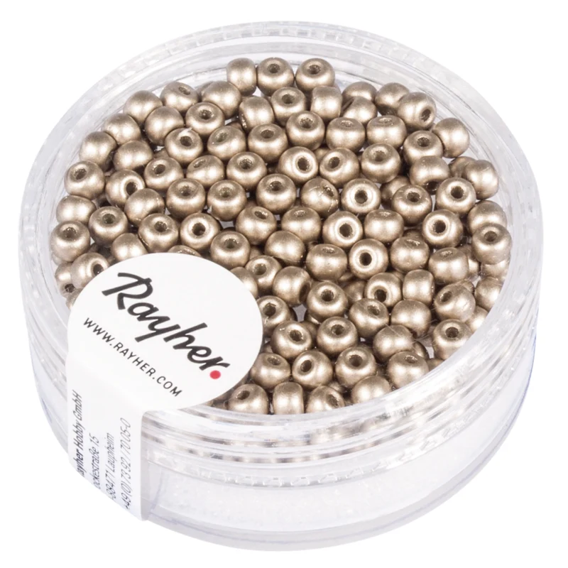 Rocailles matt samt 3 mm ø