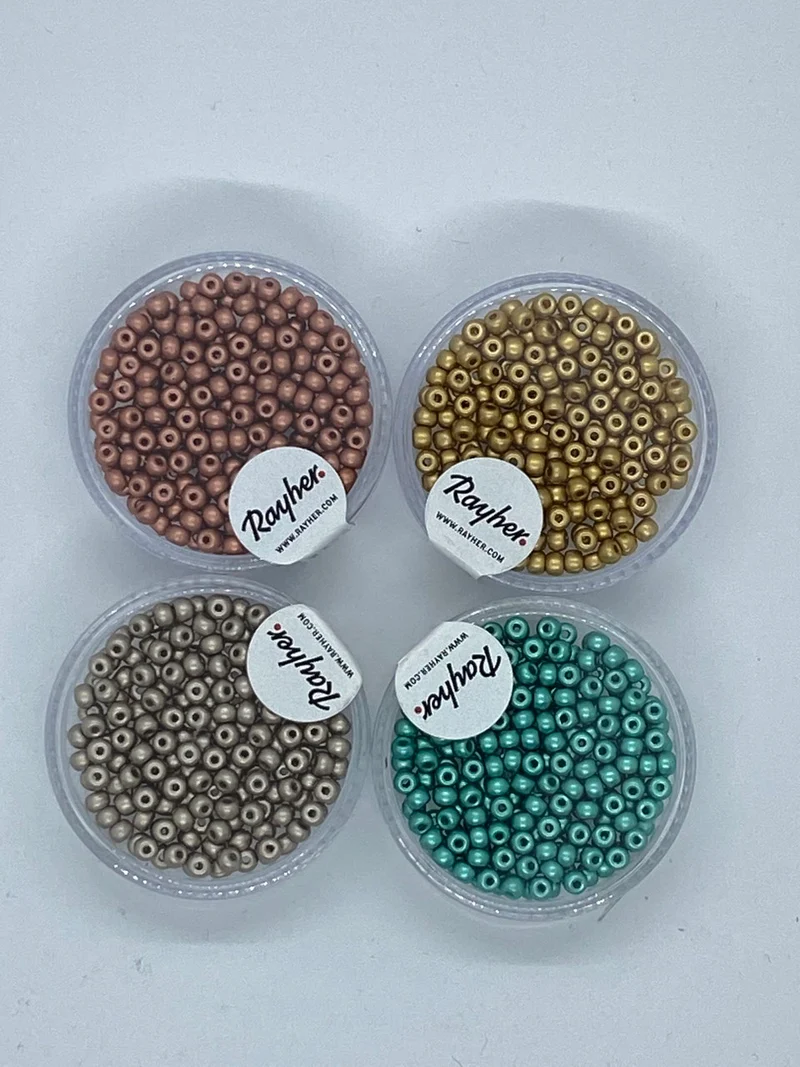 Rocailles matt samt 3 mm ø