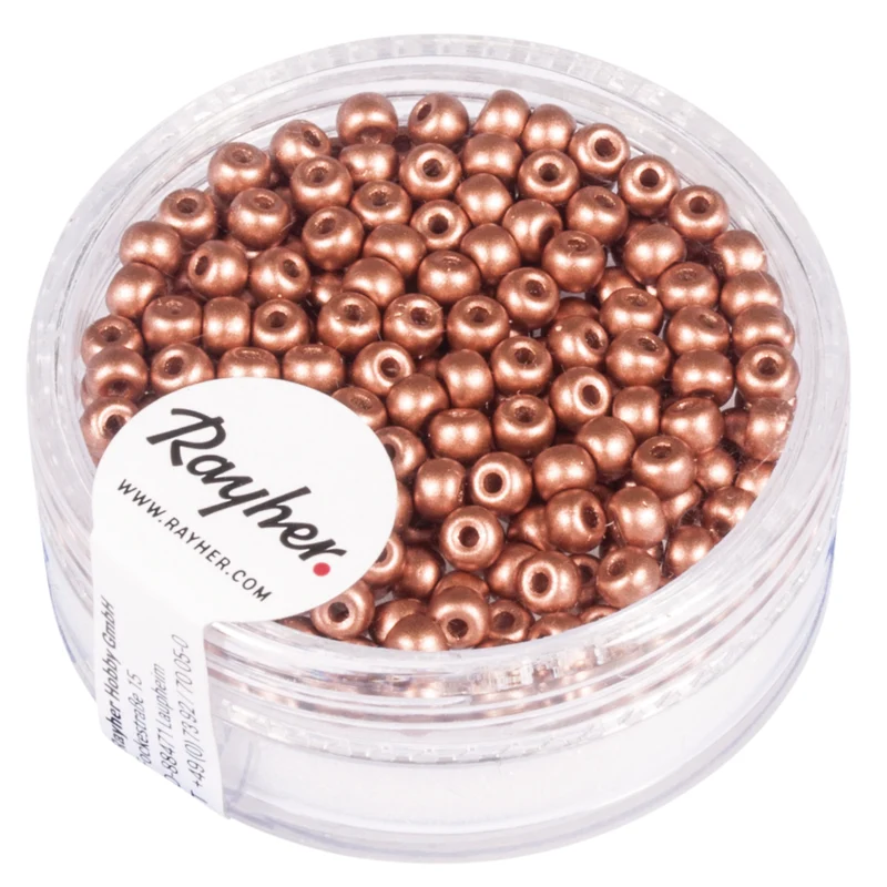 Rocailles matt samt 3 mm ø
