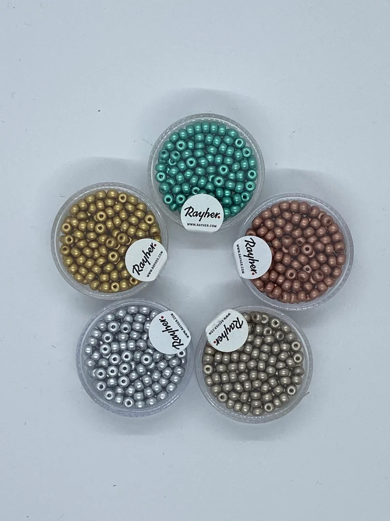 Rocailles matt samt 4 mm ø verschiedene Farben