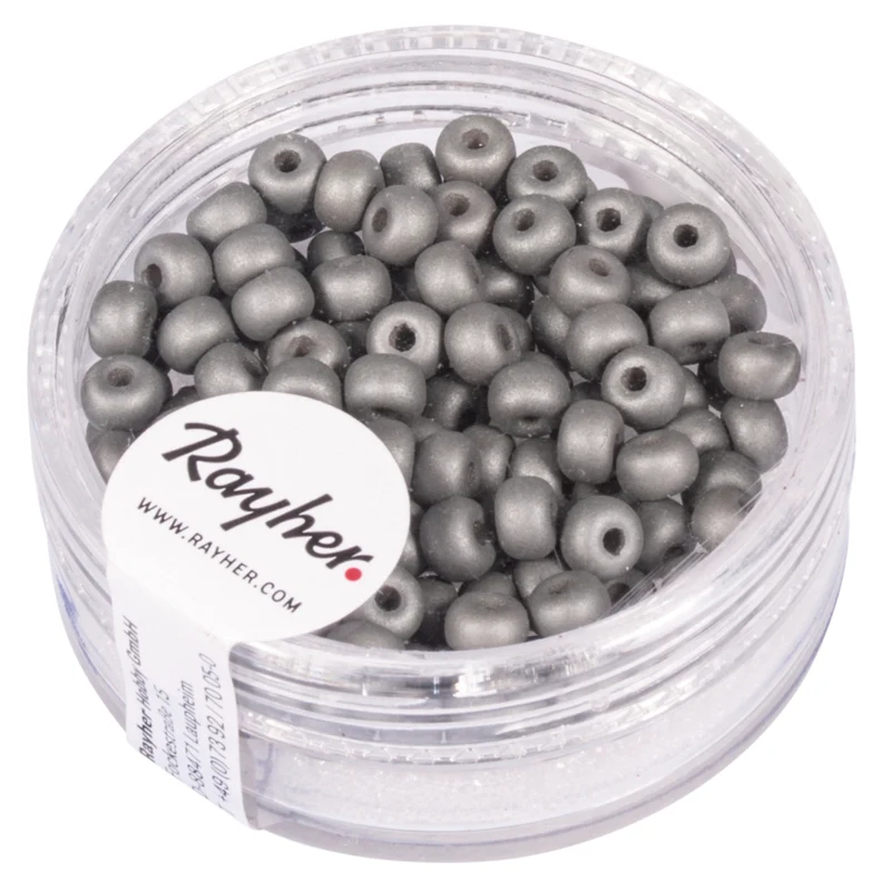 Silk-Bead Glas Rocailles, 4 mm ø