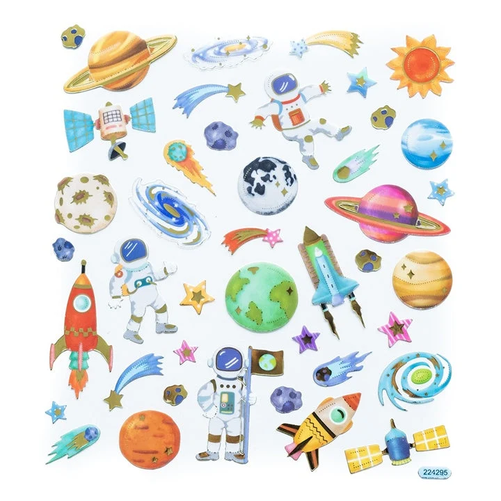 Space Stickers, 42 pcs