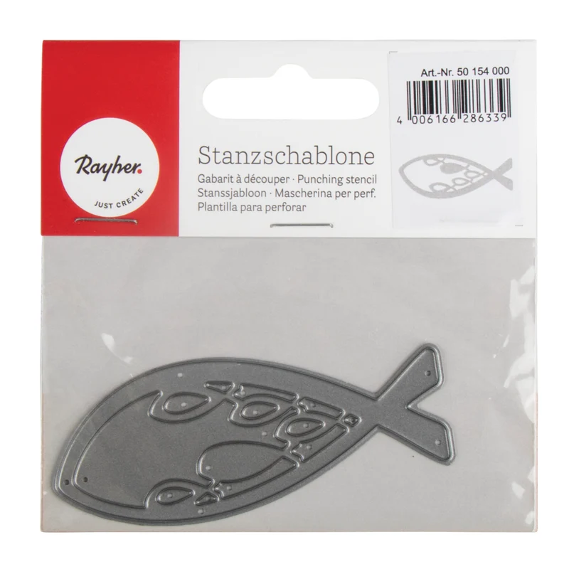 Stanzschablone Fische