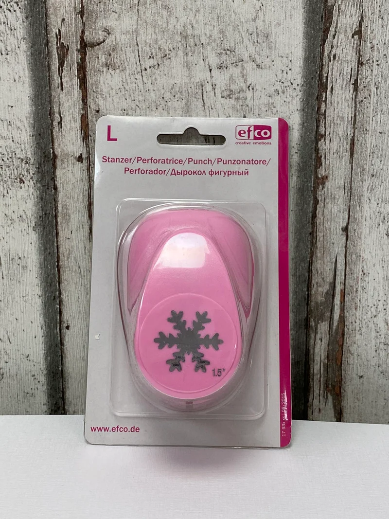 Stanzer Schneeflocke - Papierstanzer in verschiedenen Größen für DIY & Basteln