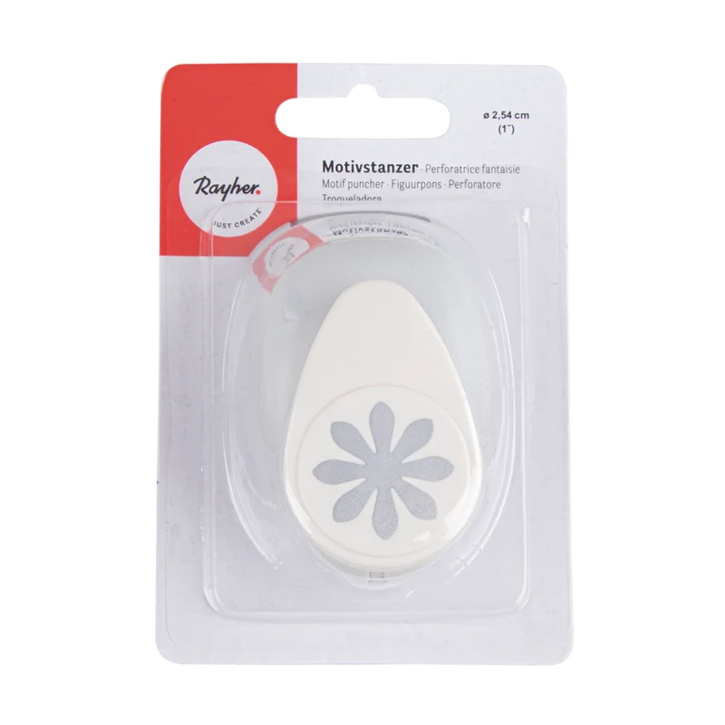 Motivstanzer Blume - Papierstanzer in verschiedenen Größen für DIY & Basteln