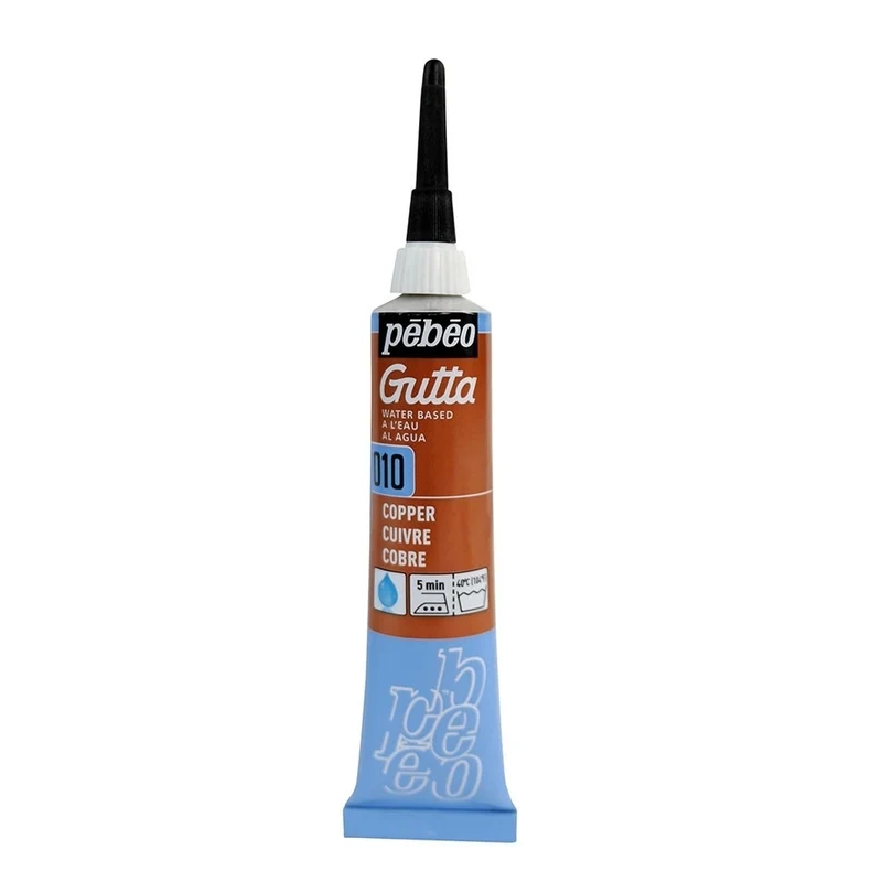 Pebeo - Setasilk Paint Water-Based Gutta - Copper 20ml