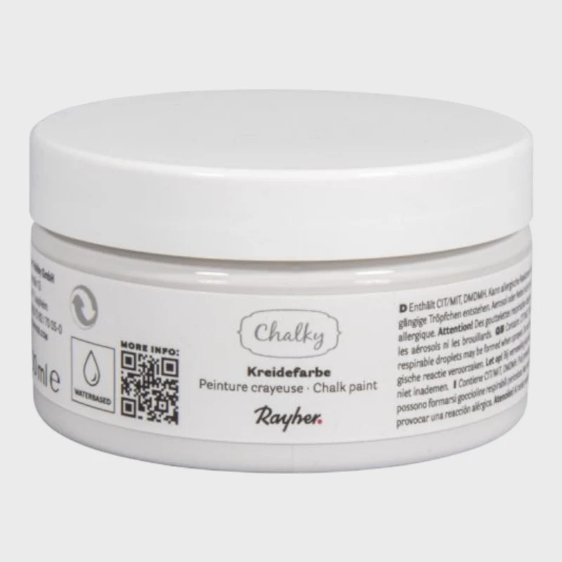 Rayher Chalky-Finish Kreidefarbe – Weiß