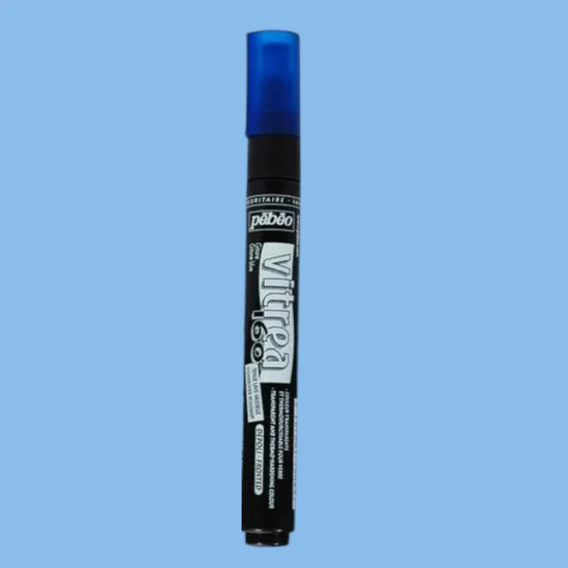 Pébéo Vitrea 160 Glanz Marker Gitane Blau