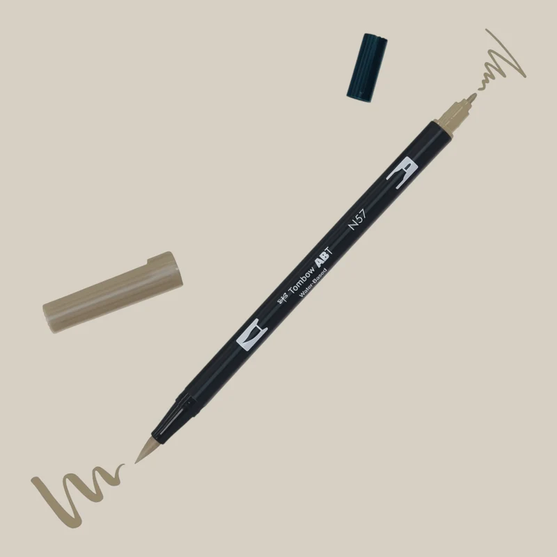 Tombow ABT Dual Brush Pen N 51 warm gray