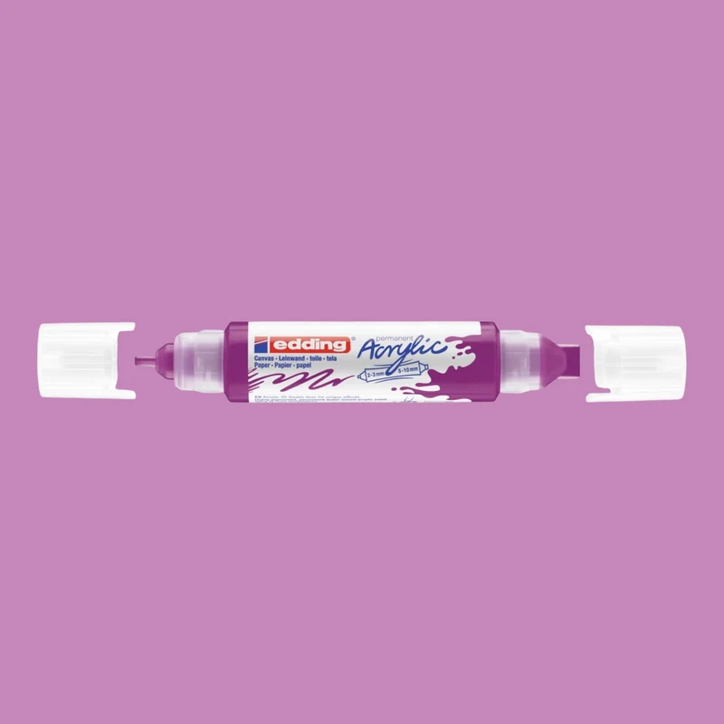 Edding 5400 Acryl 3D Double Liner Beere 910, Tubenspitze 2-3 mm . 5-10 mm