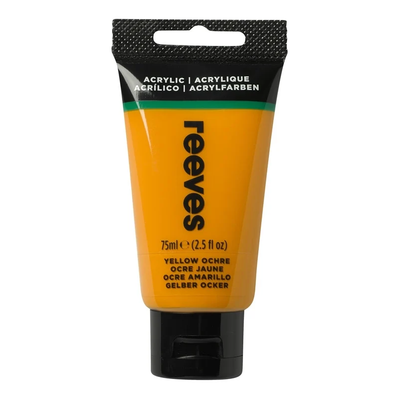 Reeves - Yellow Ochre - Fine Acrylic - 75ml