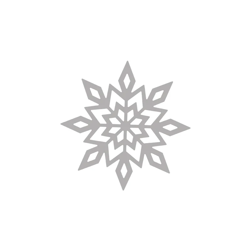 Stanzschablone Schneeflocke
