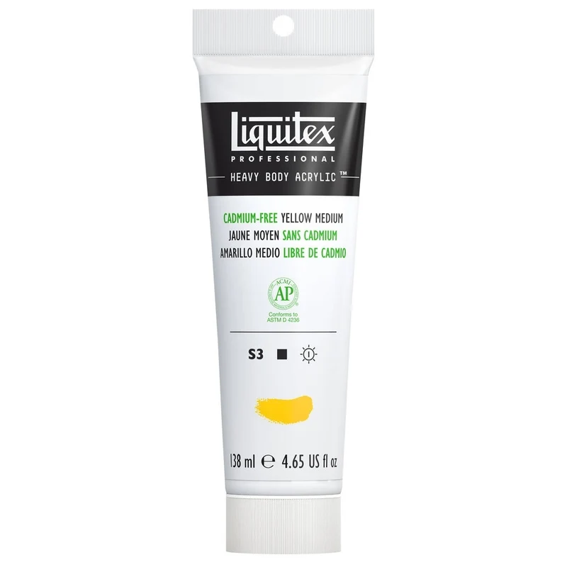 Liquitex - Heavy Body - 138ml Cad-Free Yellow Medium