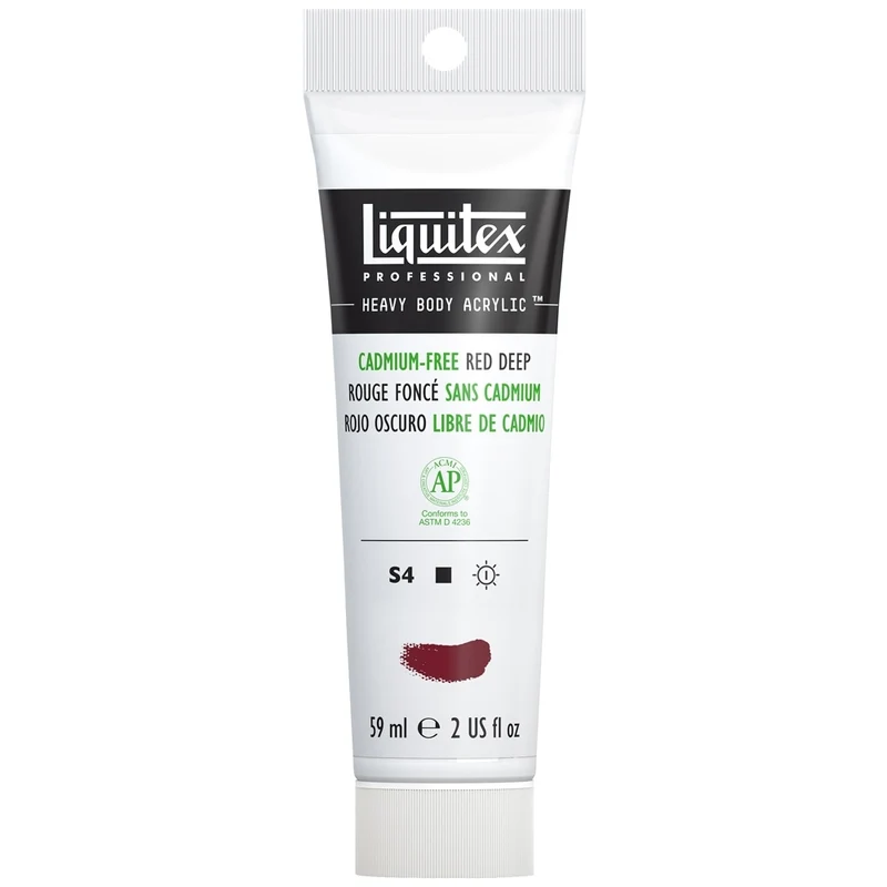 Liquitex - Heavy Body - 59ml Cadium Free Red Deep S4