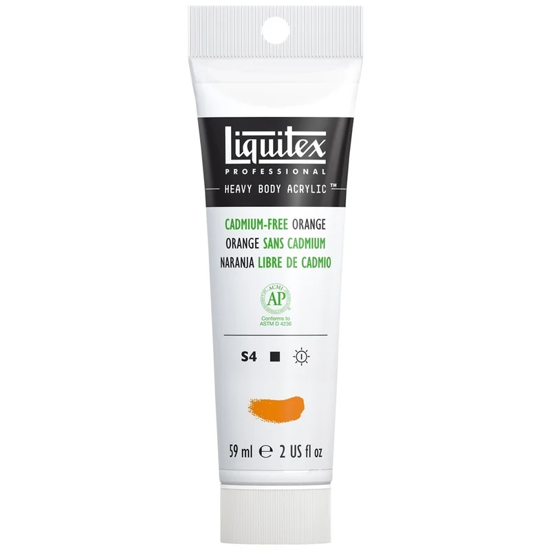 Liquitex - Heavy Body - 59ml Cadium Free Orange S4