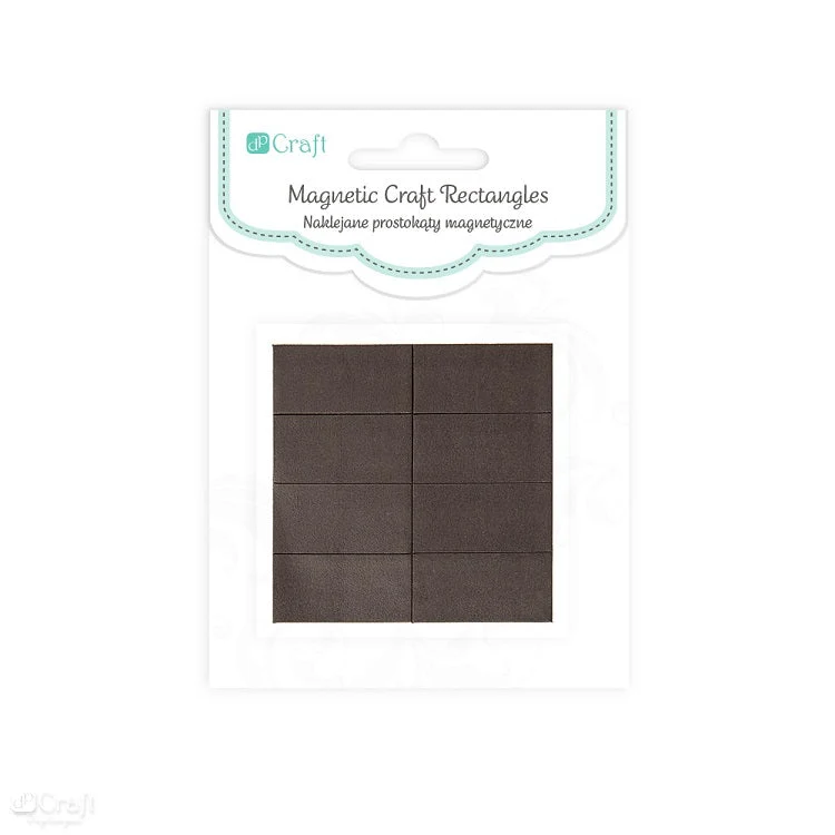 Self-Adhesive Magnetic Rectangles / Set of 12