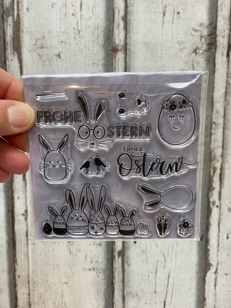 Stempel Clear Stamps frohe Ostern