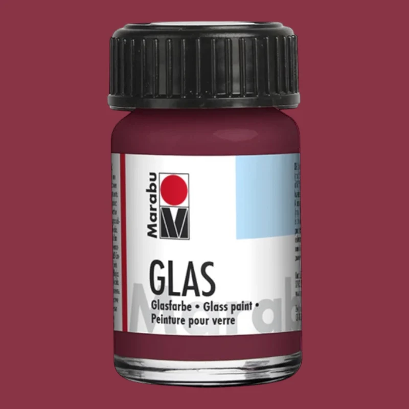 Marabu Transparent Glasfarbe , Brombeere 223 ,15 ml