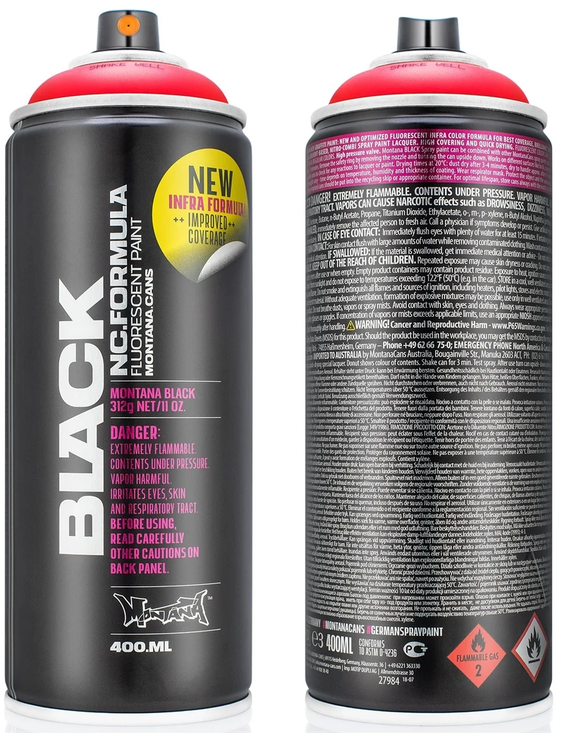 Montana - BLACK - INFRA - Red