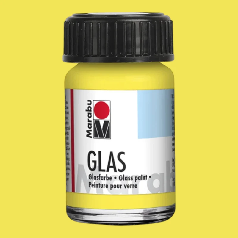 Marabu Transparent Glasfarbe , Zitron 02 , 15 ml