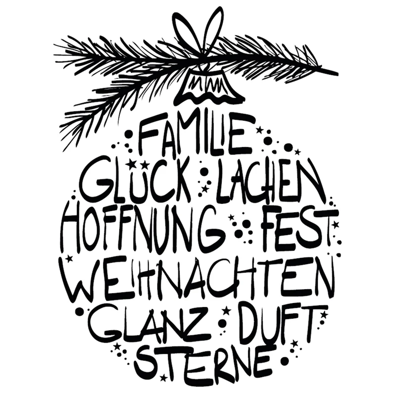 Stempel Weihnachtsglück