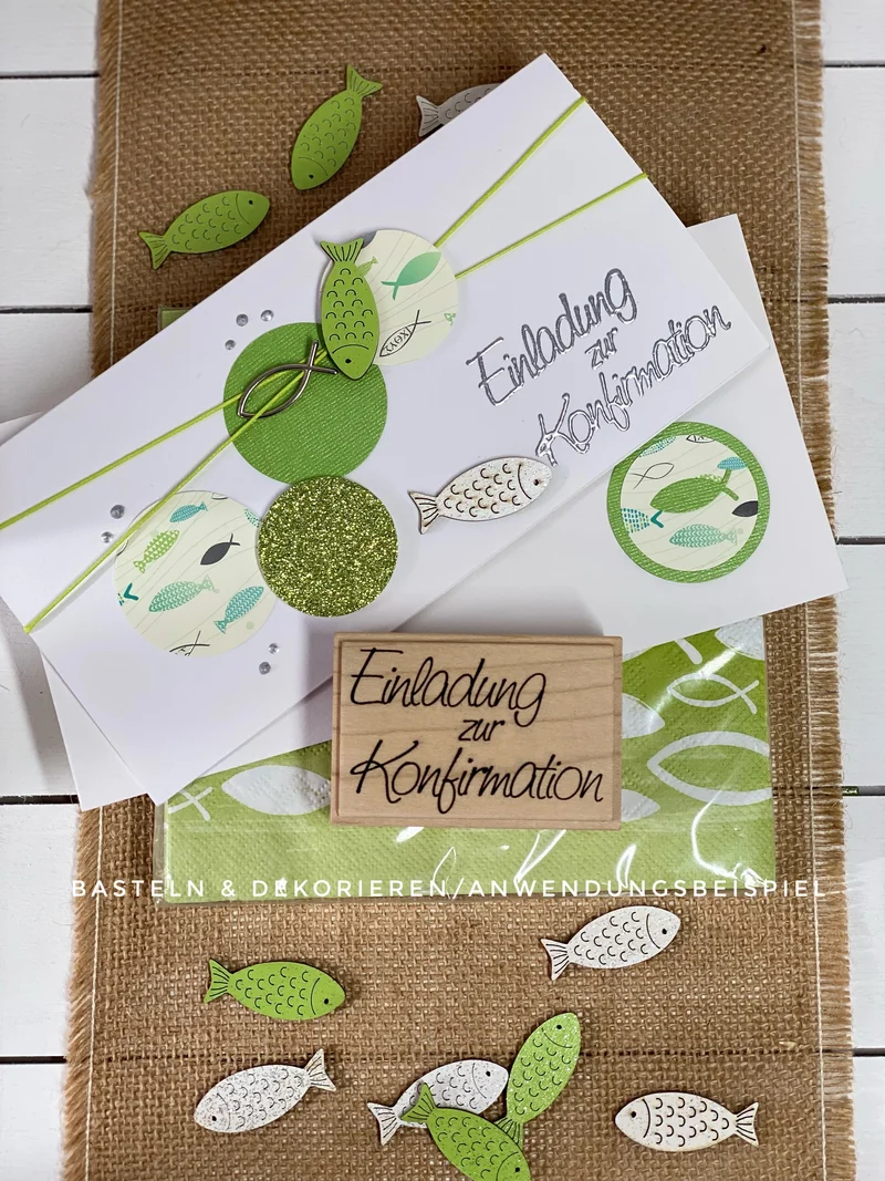 Stempel Einladung zur Konfirmation